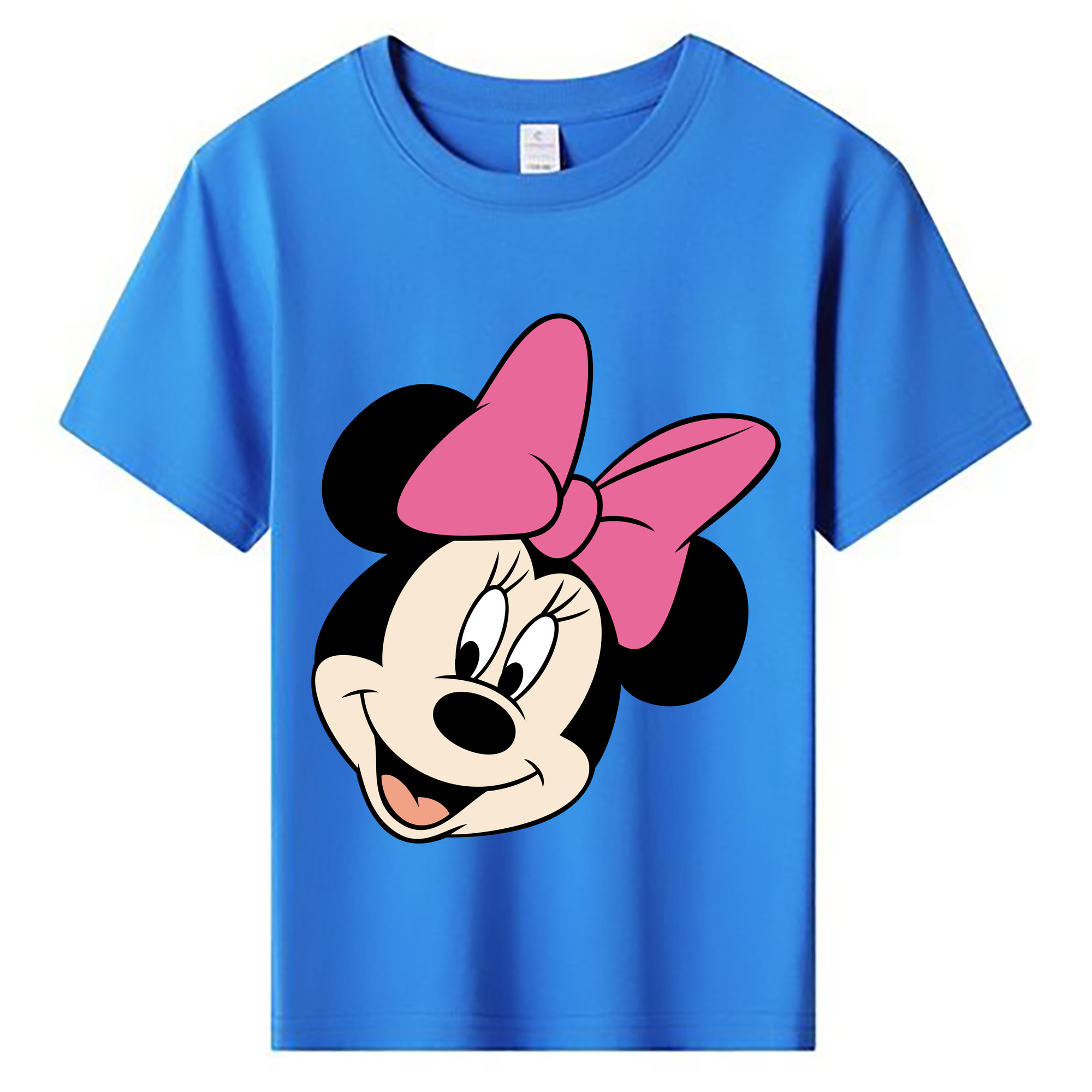 ミッキーマウス Mickey Mouse 綿100％キッズTシャツ（フロントプリント）